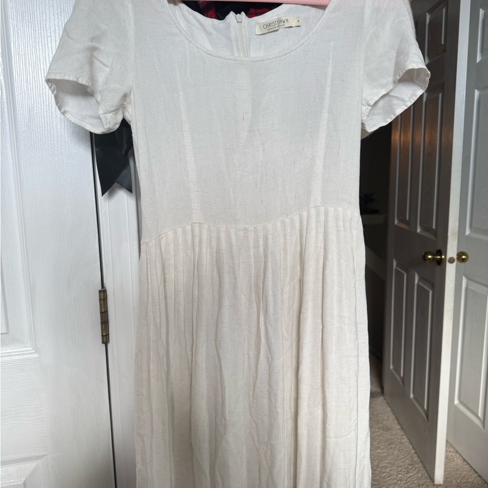 Christy Dawn Scarlet Dress in Eggshell